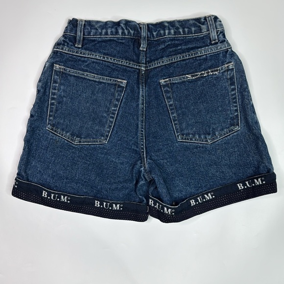 Vintage Bum Equipment Denim Shorts Size 7/8 Waist 24 - Picture 2 of 10